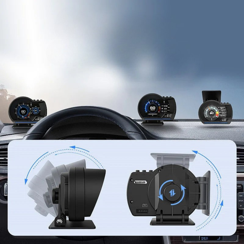 Näyttö Korkea Pää— Selkeä Näkyvyys Ja Ajomukavuus