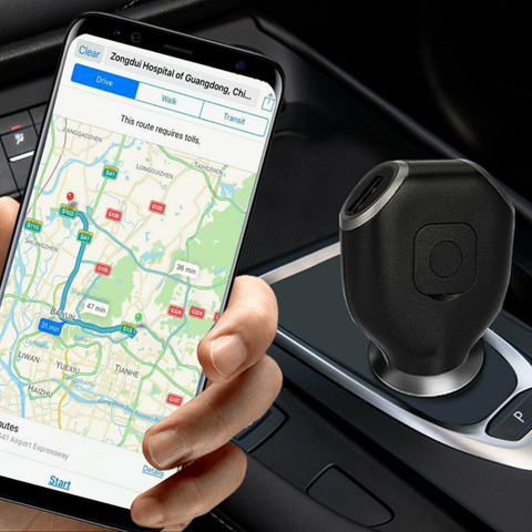 Bärbar GPS-enhet för bil — Realtidsövervakning