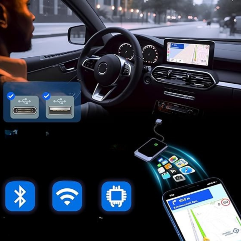 Wireless CarPlay Adapter – Automatic and Fast Connection