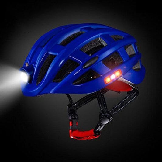 Casco de Bicicleta Inteligente con Luz LED — Seguridad y Visibilidad Máximas