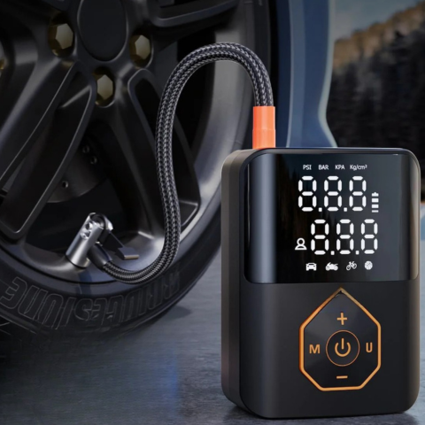 Mini Kompresor Samochodowy Ładowalny – Moc 18000mAh