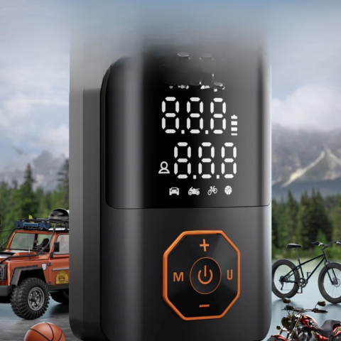 Mini Kompresor Samochodowy Ładowalny – Moc 18000mAh