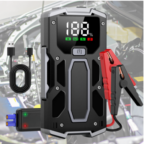 Startovací Booster 3000A – Okamžité Startování A Nabíjení Mobilu