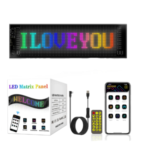 Bande LED Flexible Programmable – Messages Lumineux Personnalisés
