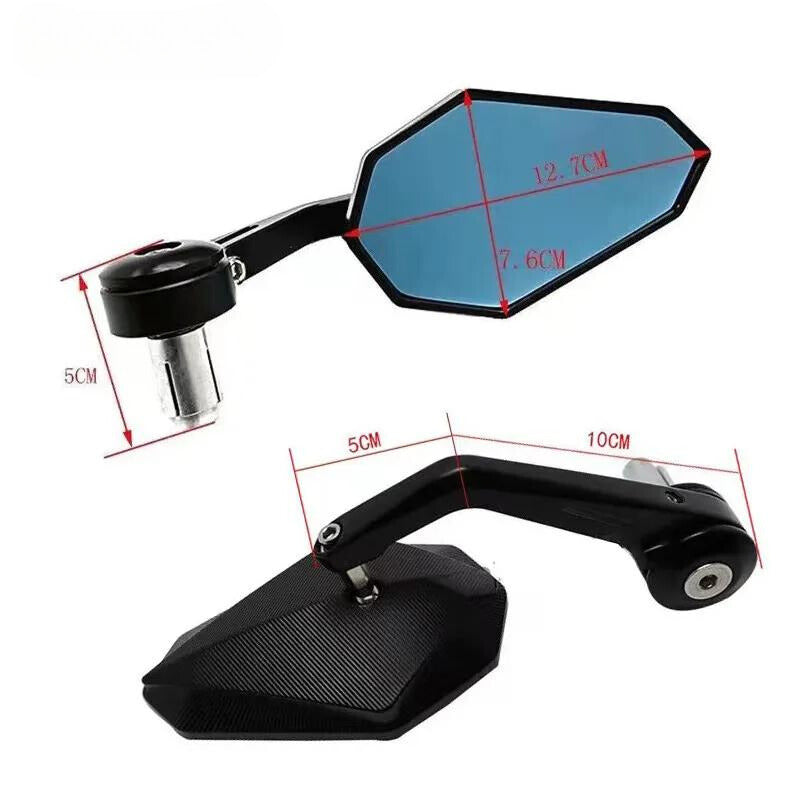 Motorrad-Rückspiegel Anti-Blendung – Universal, verstellbar & Sportdesign