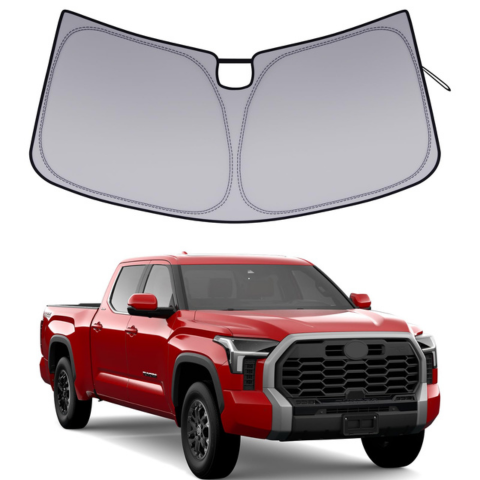 حاجب الشمس القابل للطي لزجاج السيارة — تقليل الحرارة وتركيب سهل