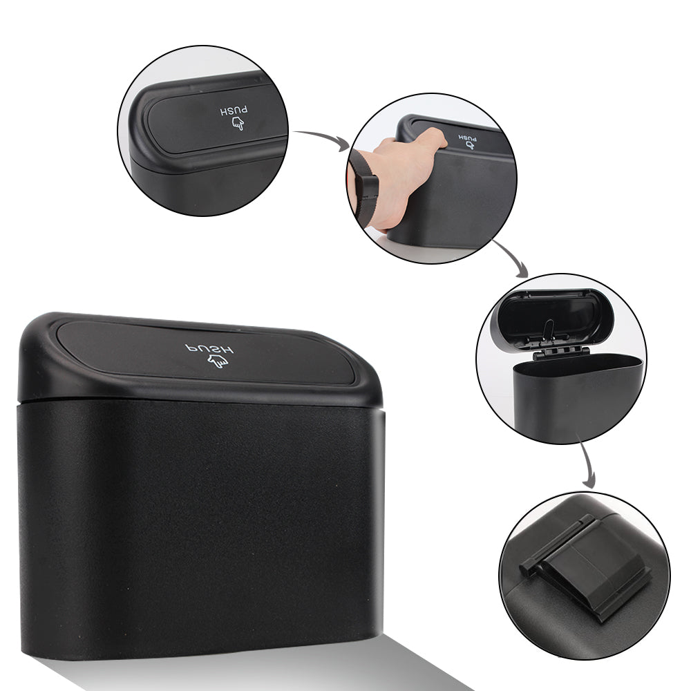 Autoabfallbehälter mit Deckel