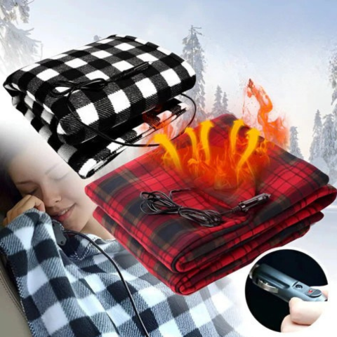 Couverture Chauffante Voiture 12V — Confort Et Chaleur En Hiver