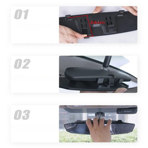 Wide Angle Rearview Mirror — Reducing Blind Spots