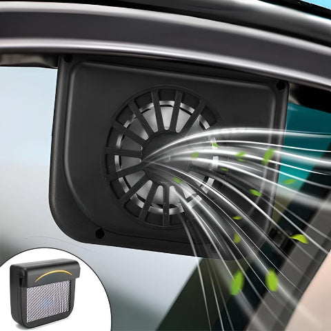 Ventilatore Solare Per Auto – Freschezza Immediata