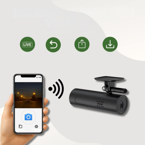 Fedélzeti kamera autóhoz — Tiszta képek és egyszerű telepítés