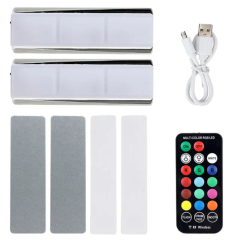 Ladbar Flerfarget Bilbelysning – Enkel installasjon