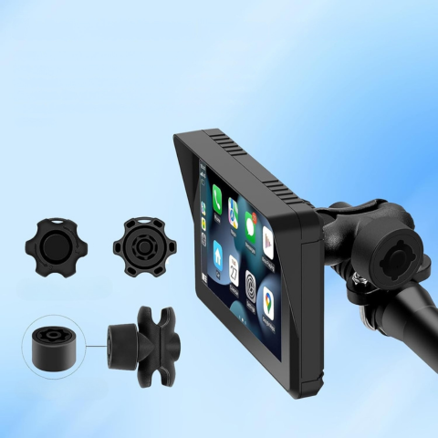 Suport multimedia moto — Navigare și muzică fără fir