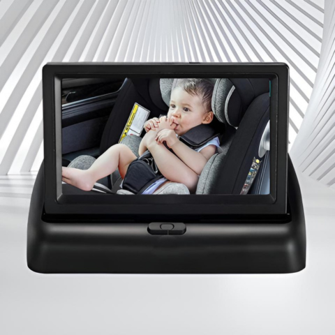 Caméra de Voiture pour Bébé — Sécurité Et Tranquillité En Conduite
