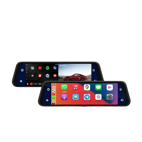 Älykäs taustapeili etu- ja takakameralla - HD-näkymä ja pysäköintiavustin