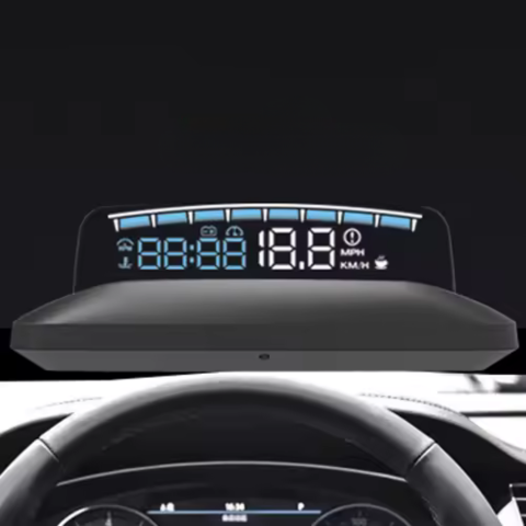 Pantalla de Cabeza Alta Para Coche – Velocidad y Datos en Tiempo Real