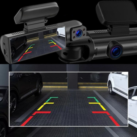 Fedélzeti Kamera Autó — Két Elülső Kamera Az Optimális Biztonságért