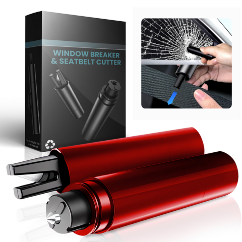 Hätävasara autolle – Lasinrikkoja & Vyönleikkuri