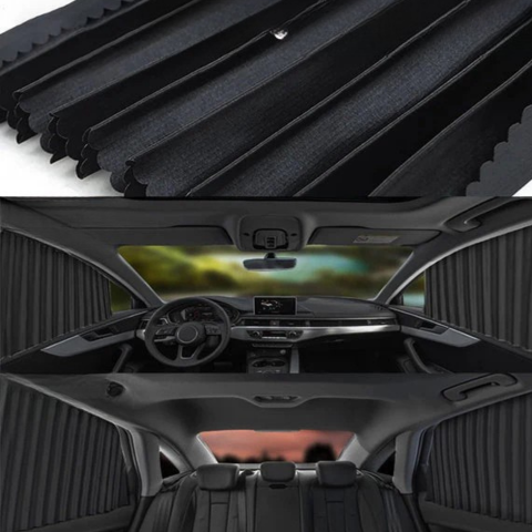 Magnetiska Gardiner För Bilar — Solskydd Och Omedelbar Integritet