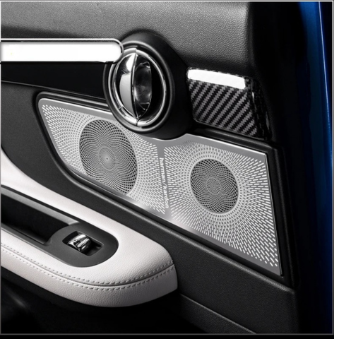 Högtalartäckning för fram- och bakdörrar till Mini Cooper — Skydd och elegant design