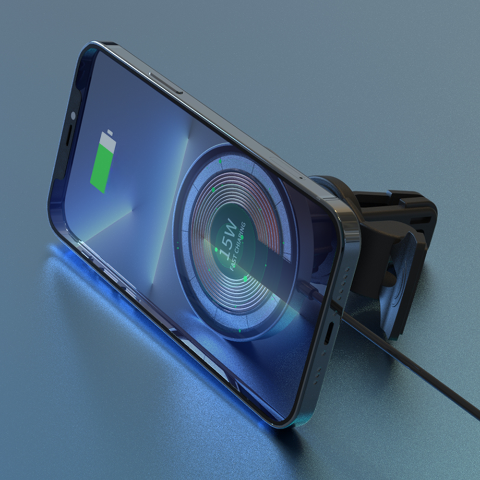 Caricabatterie Magnetico Senza Fili Auto – Guida Connessa e Pratica