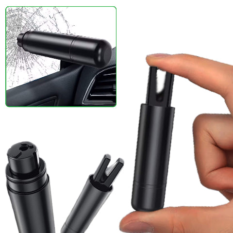 مطرقة الطوارئ للسيارة - كاسر زجاج وقطع حزام