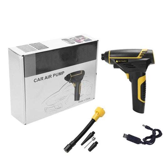 Draagbare Luchtcompressor 120W — Ideaal Voor Auto, Motor En Fiets