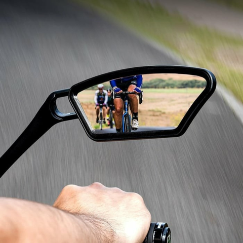 Motorcykel- og cykel-spejl roterende 360° — Optimal beskyttelse og synlighed 