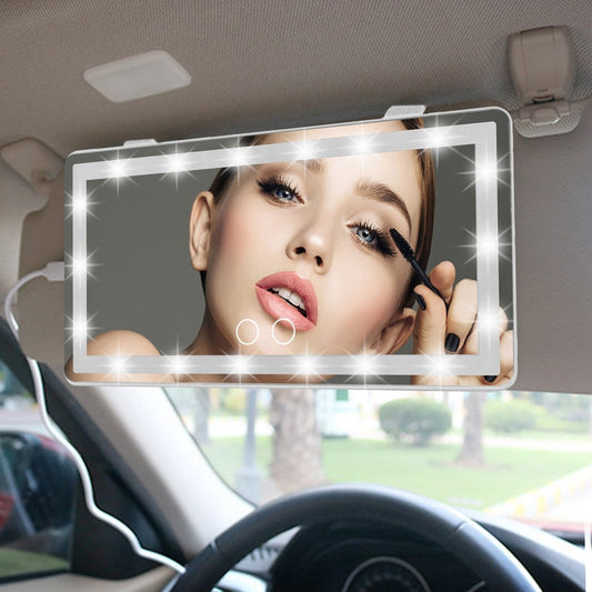 Make-up Spiegel Voor Auto — Comfort En Elegant Tijdens Reis 