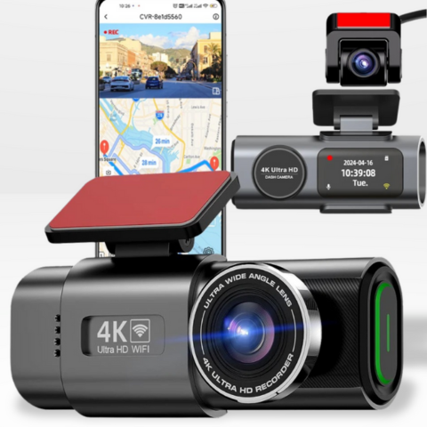 Cámara de Coche 4K UHD – Seguridad y Alta Definición 