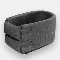 Asiento de coche acogedor para cachorro – Seguridad y confort 