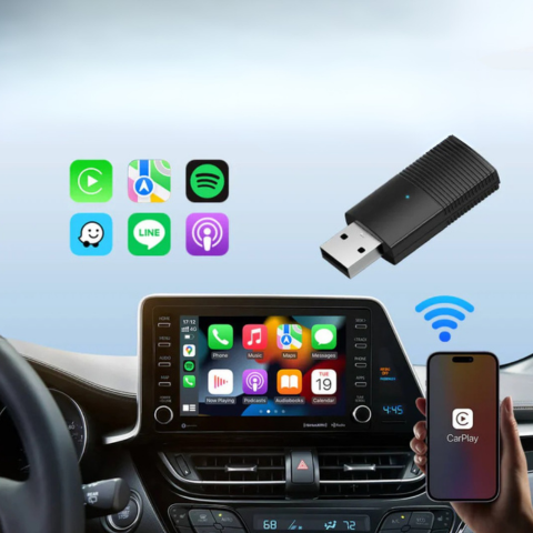 Adaptor CarPlay Fără Fir – Conexiune Automată și Fluidă 