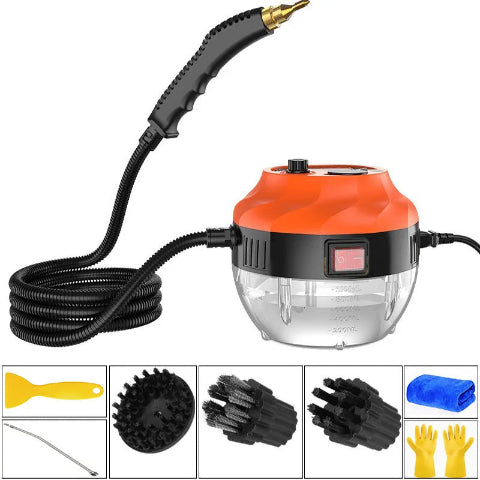 Pulitore a Vapore ad Alta Pressione 2800W – Pratico ed Efficace 