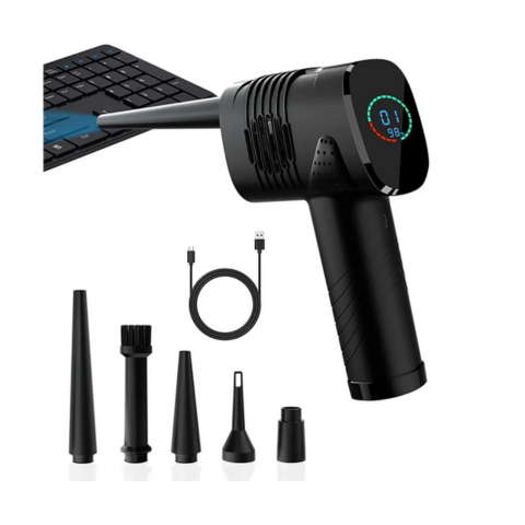 Cordless 2-in-1 Car Vacuum – Versatile and Quick Cleaning 