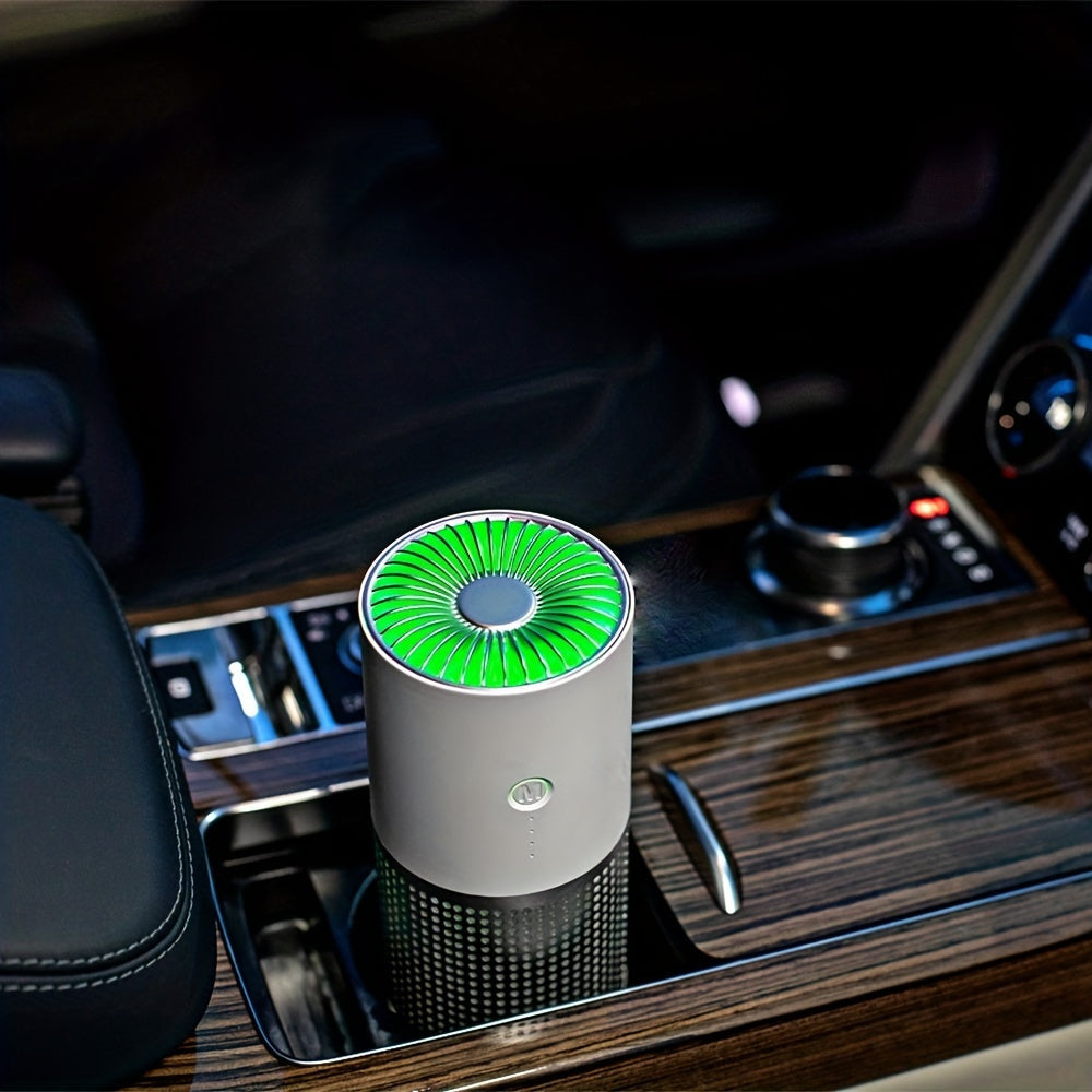 Purificador de Aire para Coche — Portátil y Recargable por USB 
