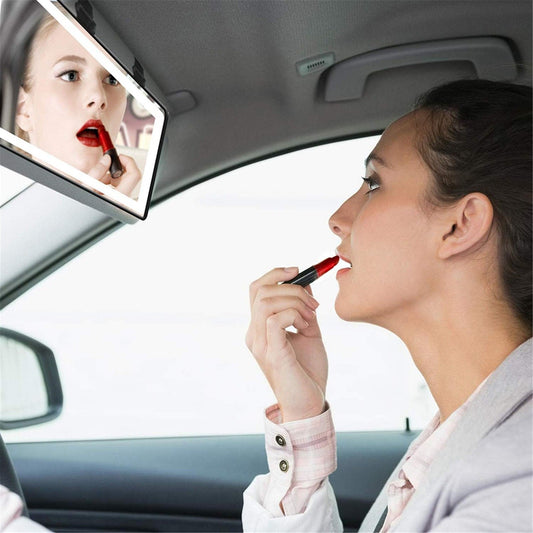 Make-up Spiegel Voor Auto — Comfort En Elegant Tijdens Reis 