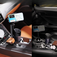 תמיכה טלפונית לרכב – התקנה במעמד כוס 