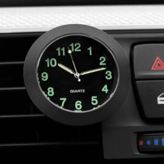 Mini Reloj de Coche – Pantalla Analógica Clara y Fácil de Fijar 