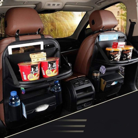 Organisateur De Siège Auto — Rangement Pratique Et Multifonction