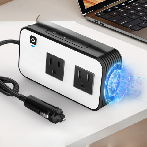 Car Current Converter – Fast Power Outlets and USB Ports 