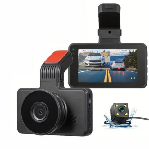 Dubbele Auto Camera – Volledige Veiligheid Op De Weg 