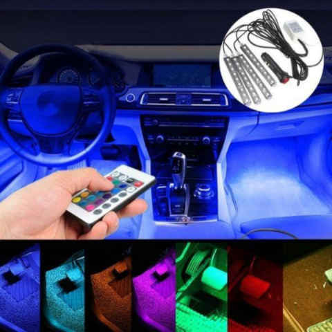 LED pásy do auta – Diaľkové ovládanie a jednoduchá inštalácia 