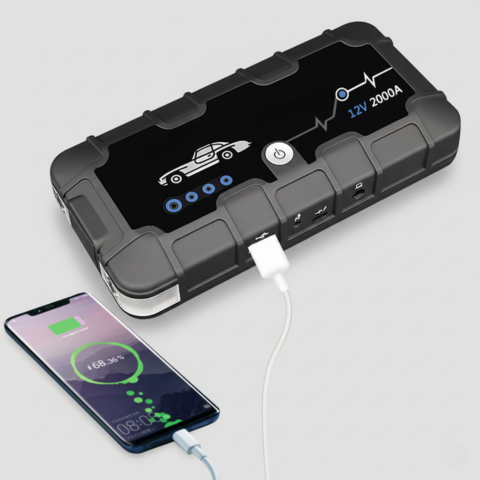 12V 2000A Battery Starter — Fast Charge & Multi-Use 