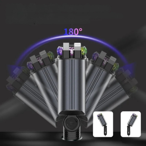 Cargador de Coche Multifuncional — Carga Rápida y Difusor de Aromas 