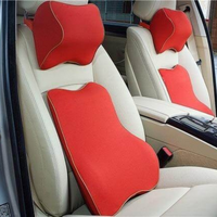 Cojín de soporte para asiento de auto – mantenimiento de la espalda y del cuello 