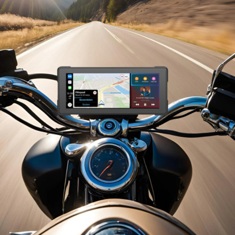 Multimedia System Moto — GPS, Musik & Intelligent Kontroll 