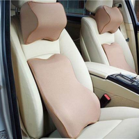 Cojín de soporte para asiento de auto – mantenimiento de la espalda y del cuello 