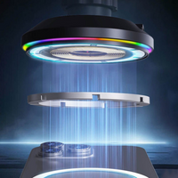 Uchwyt na telefon do samochodu – Ładowanie bezprzewodowe i oświetlenie LED 