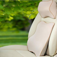 Cojín de soporte para asiento de auto – mantenimiento de la espalda y del cuello 