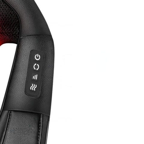 מכשיר עיסוי מחמם — הרפיה לצוואר, גב וכתפיים 